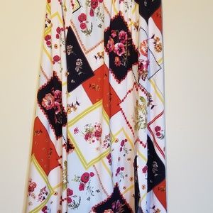 Full-length Pattern Skirt